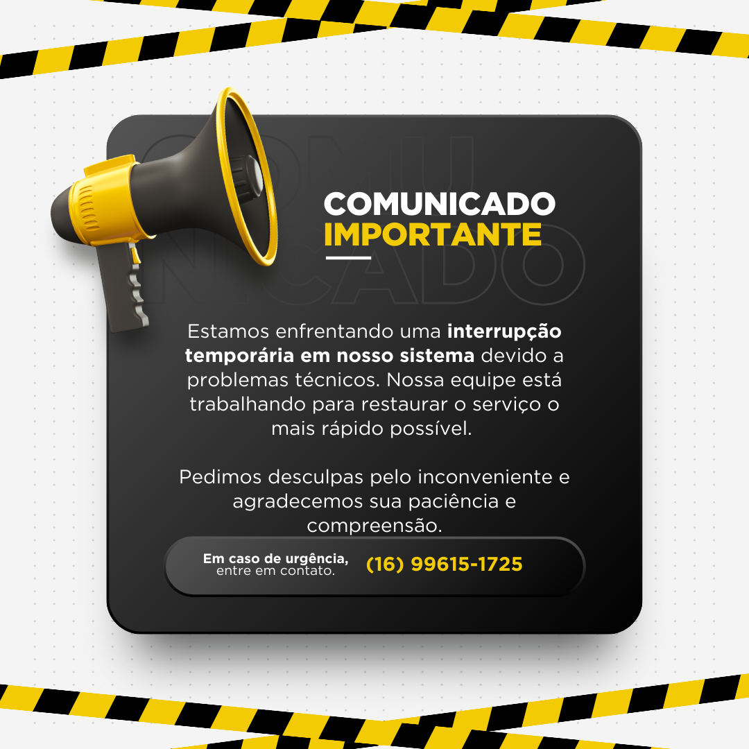 Manutenção Programada (22/12/2024)